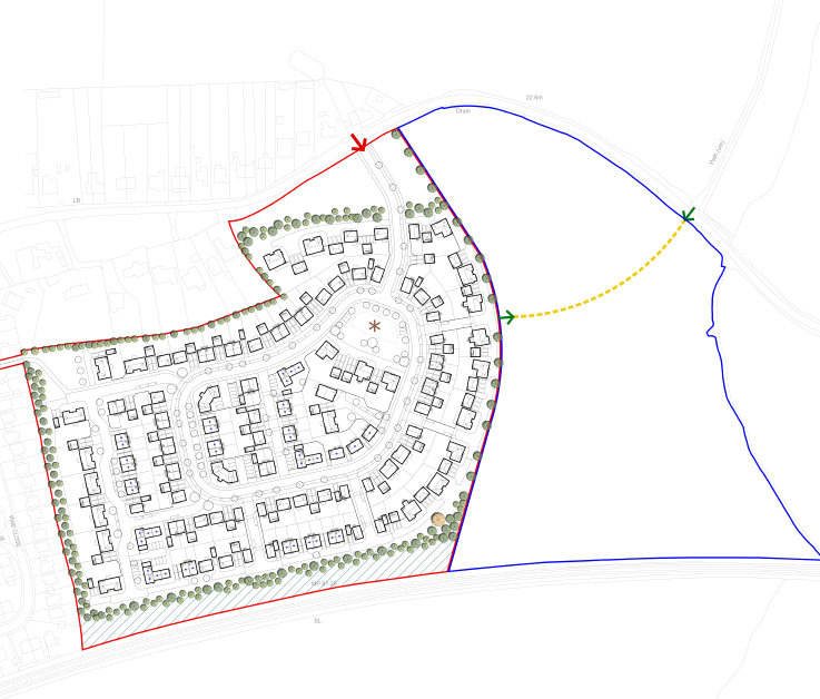 Great Bentley Illustrative Sketch Layout