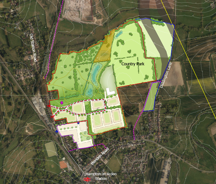Hampton-in-Arden Illustrative Concept plan
