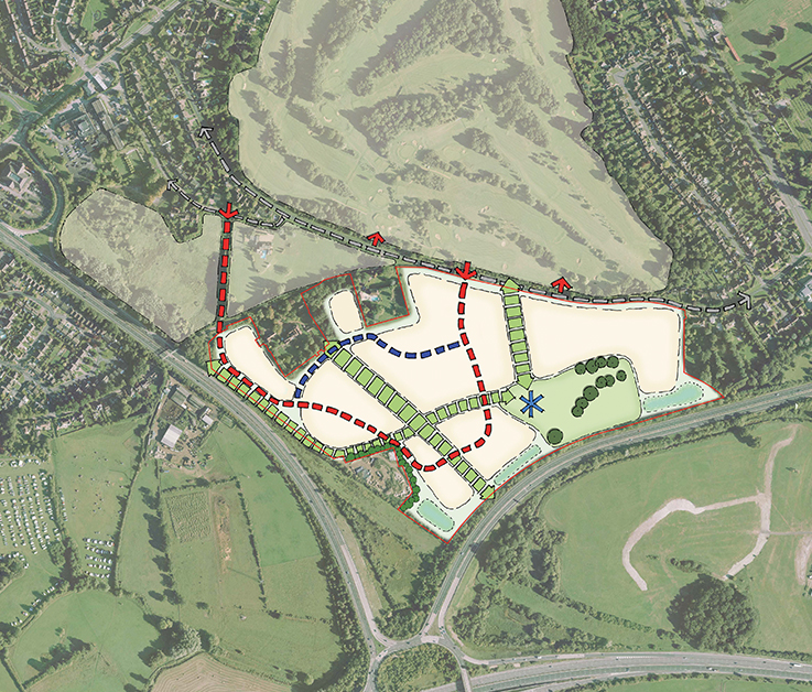 Harvest Hill Road Concept plan