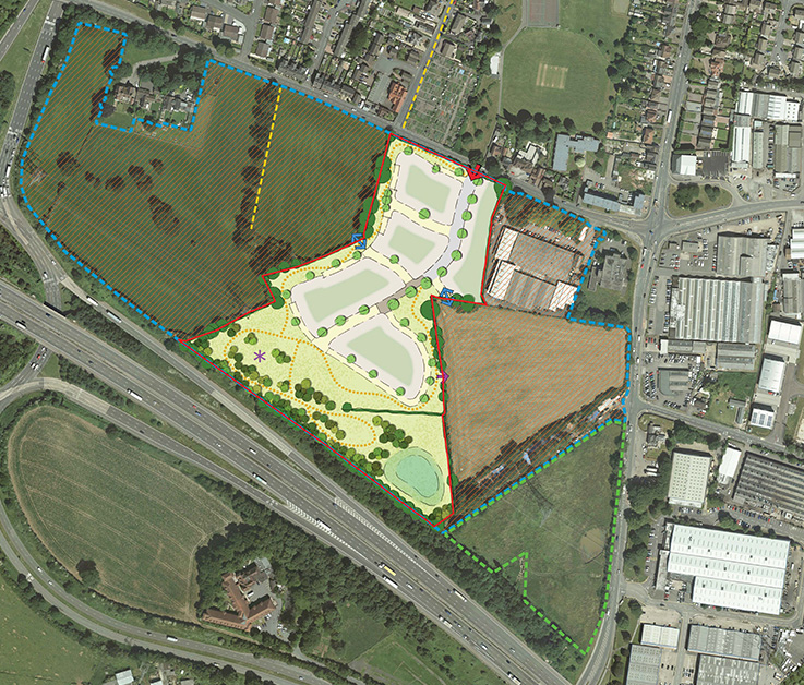 School Lane Development Concept plan